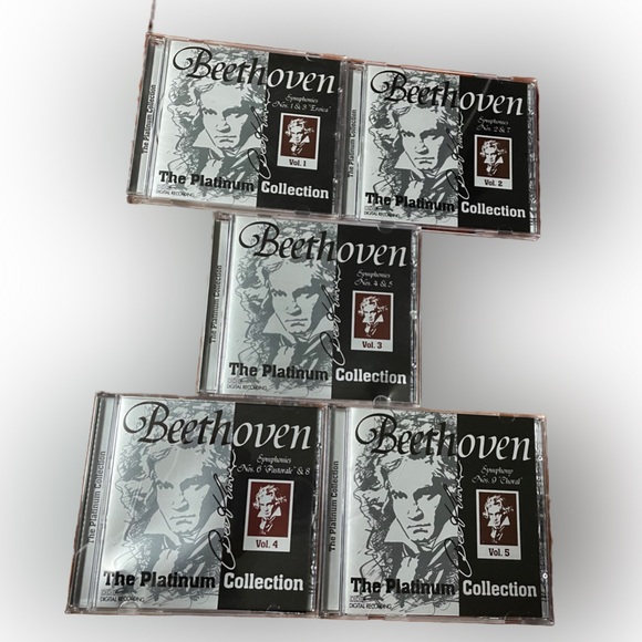 5 CD SET Vintage Beethoven Complete Symphonies Delta Music - Picture 4 of 5